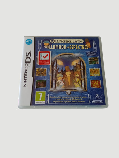 el profesor layton y la llamada del espectro original español nintendo ds