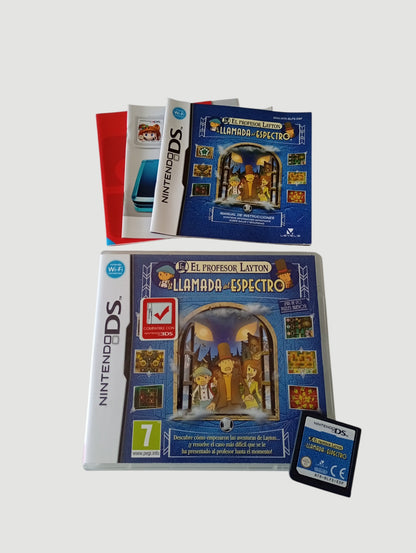 el profesor layton y la llamada del espectro original español nintendo ds