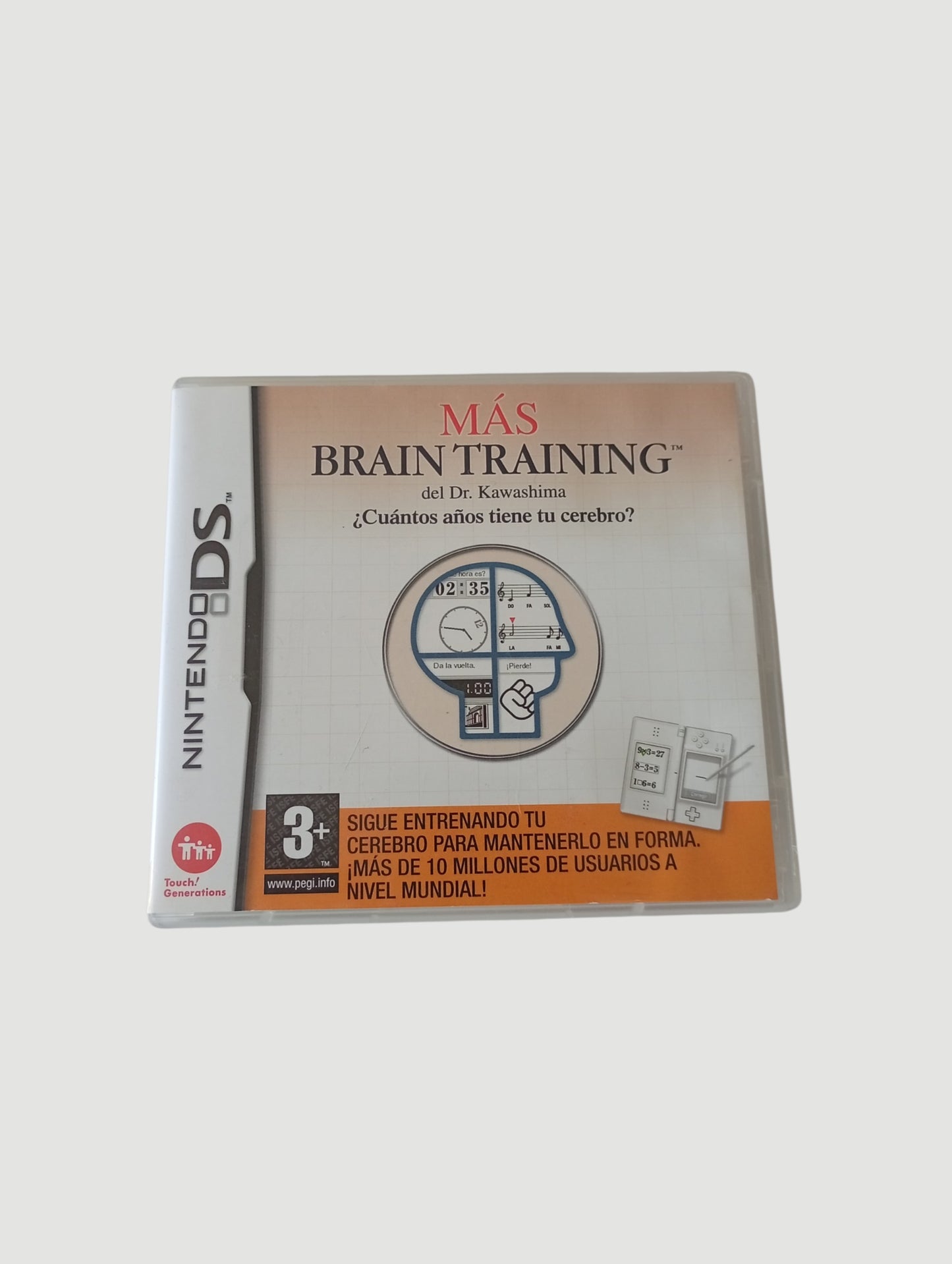 mas brain training original español nintendo ds