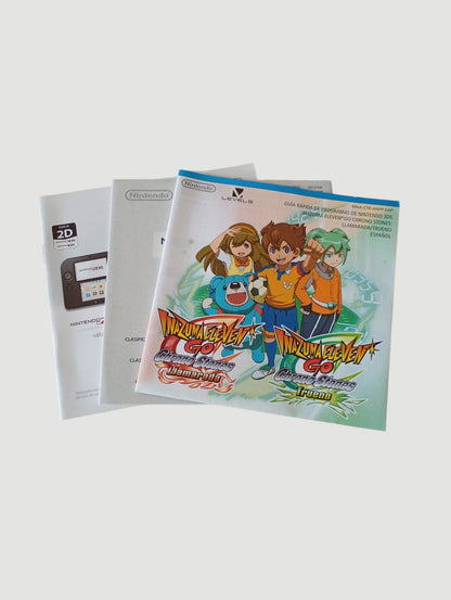 inazuma eleven go chrono stones llamarada español original Nintendo 3DS