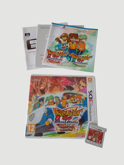 inazuma eleven go chrono stones llamarada español original Nintendo 3DS