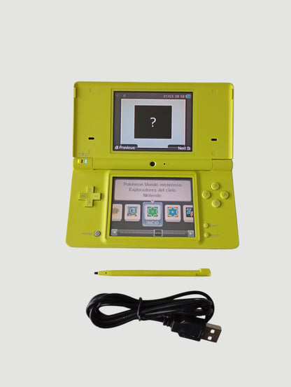 consola nintendo dsi limon liberada en micro sd 32 gb