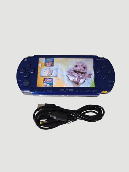 consola psp blue modelo 1000 liberada con micro sd 32 gb