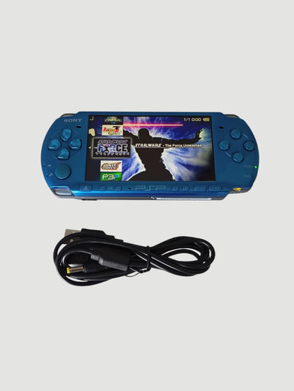 consola psp carnival blue modelo 3000 liberada con micro sd 32 gb