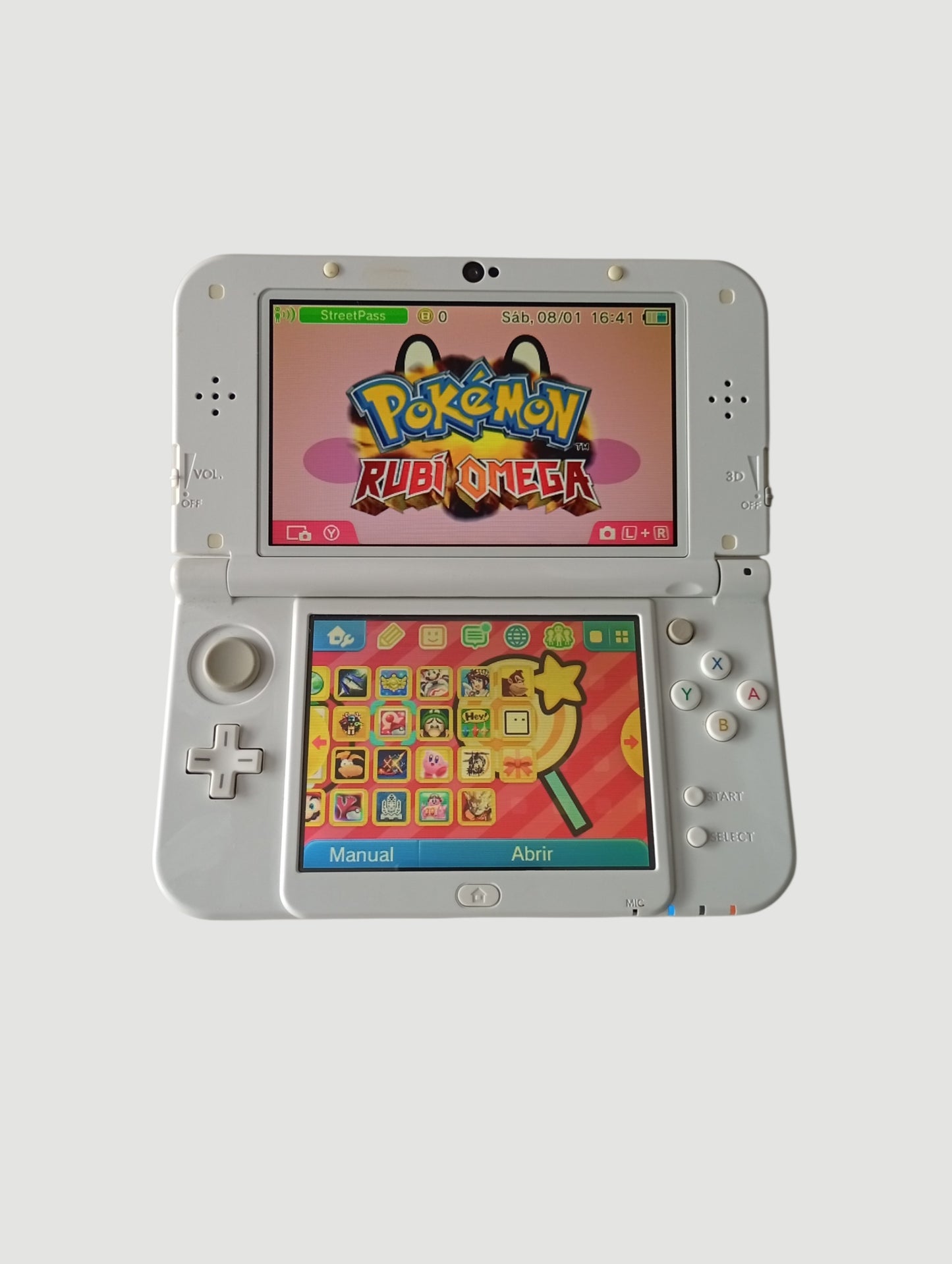 consola new 3ds xl white liberada en micro sd 32 gb