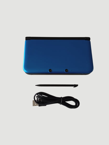 consola Nintendo 3DS old xl azul liberada en micro sd 32 gb
