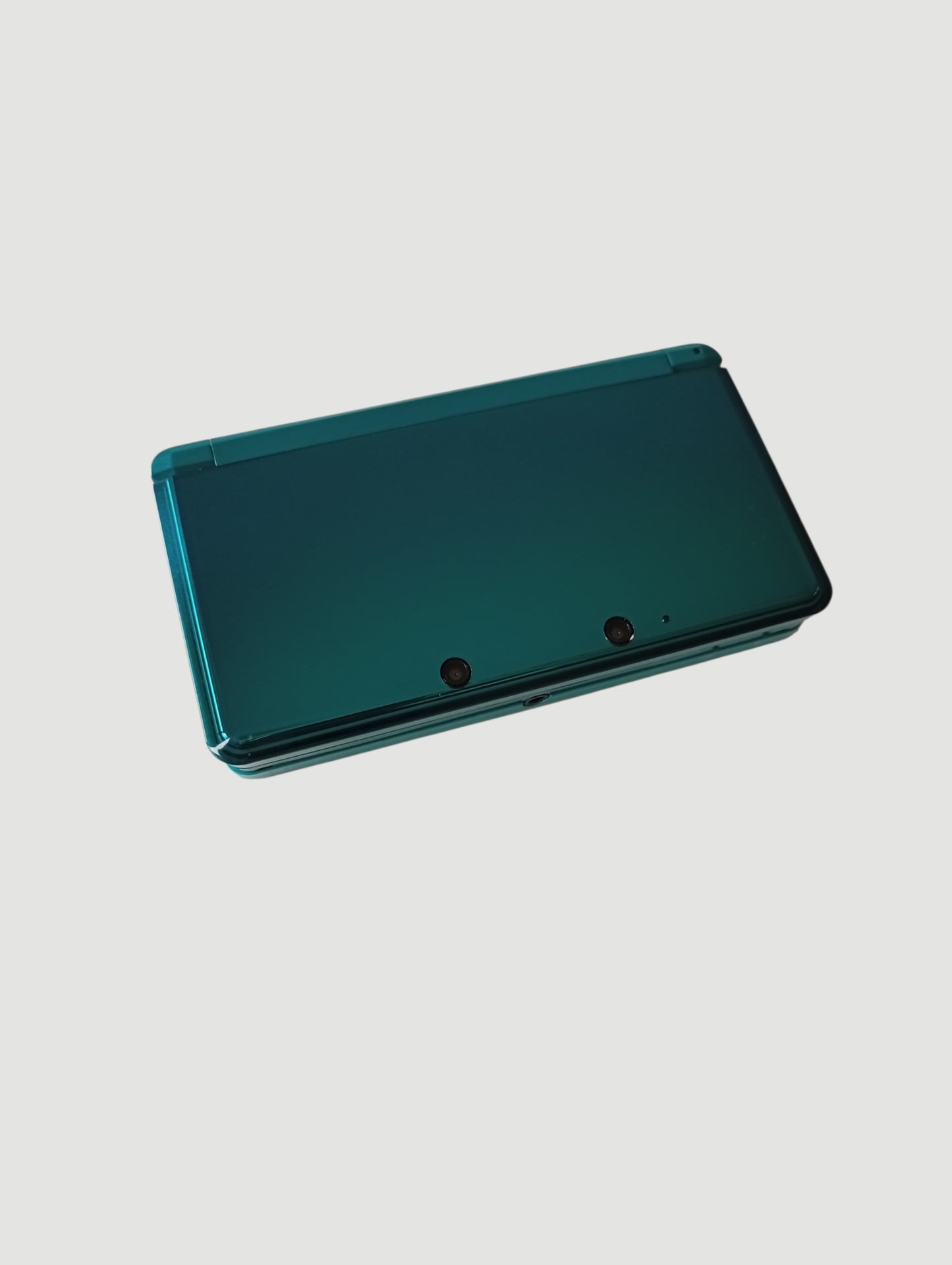 consola Nintendo 3DS old turquesa liberada en micro sd 32 gb