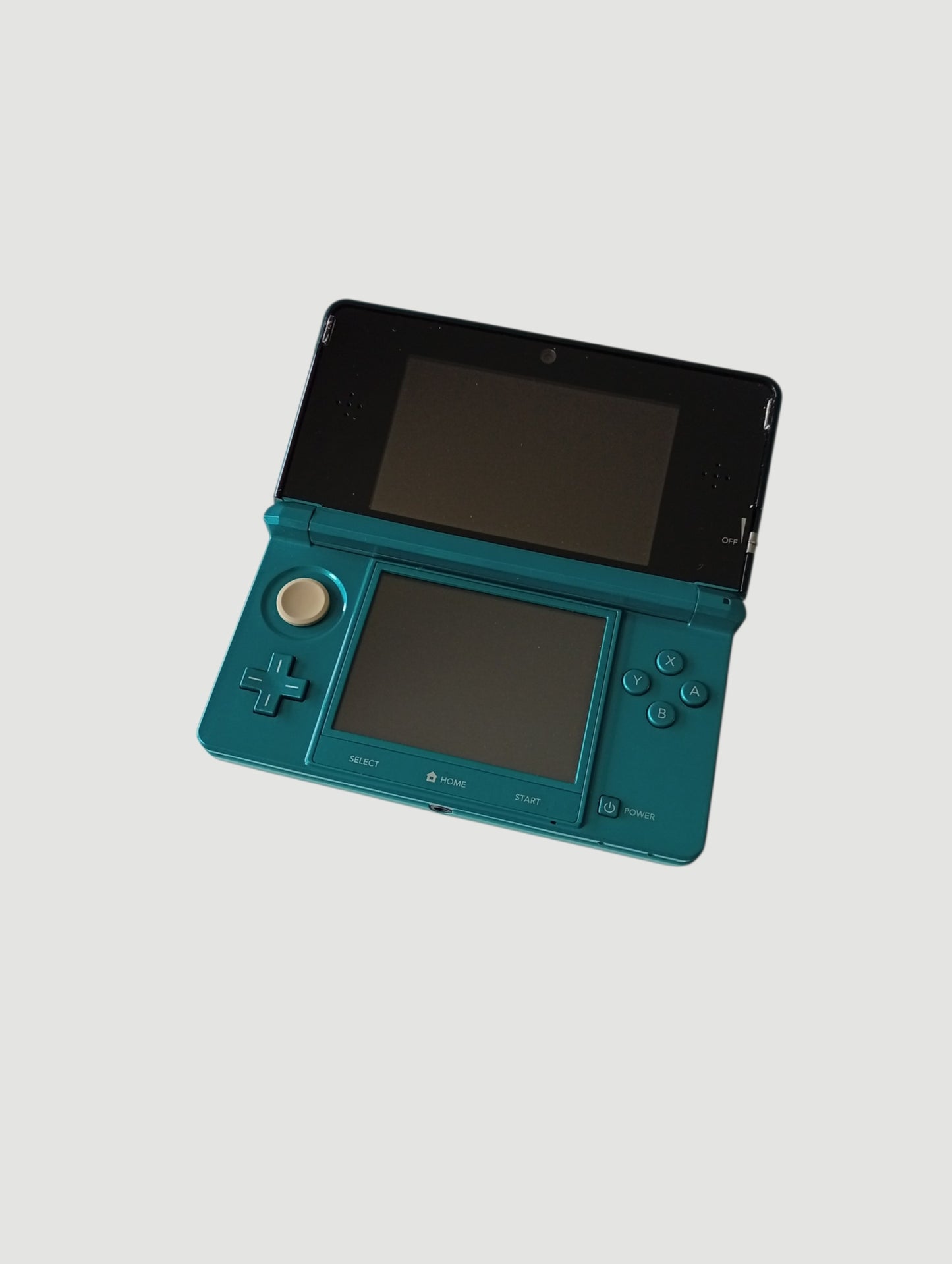 consola Nintendo 3DS old turquesa liberada en micro sd 32 gb