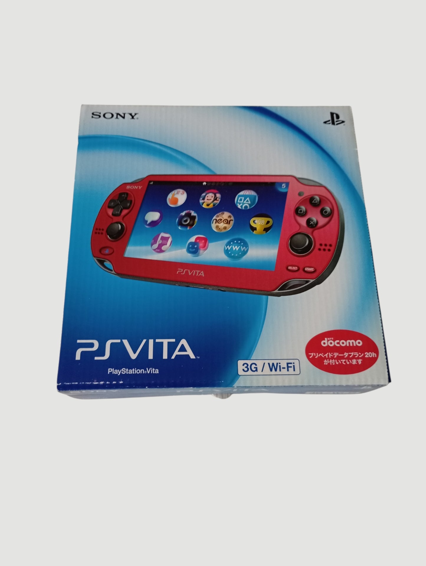 consola psvita cosmic red fat en caja cib liberada con micro sd 32 gb