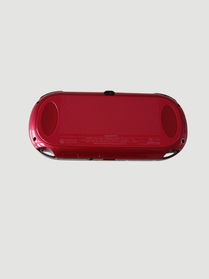consola psvita cosmic red fat en caja cib liberada con micro sd 32 gb