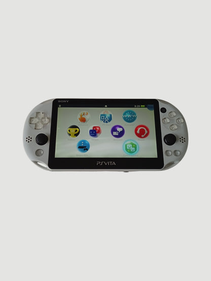 consola psvita glacier white slim en caja cib liberada con micro sd 32 gb