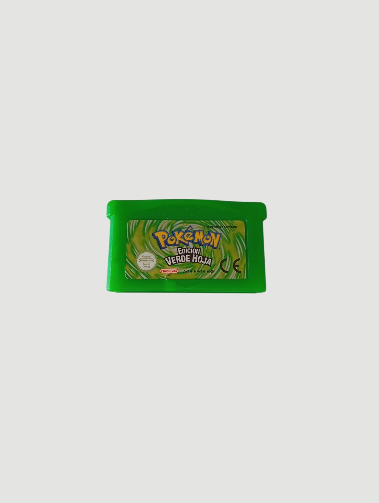 cartucho pokemon verde hoja original español game boy advance