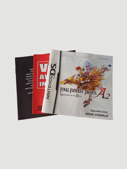 final fantasy tactics a2 grimoire of the rift original español Nintendo DS