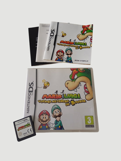 mario y luigi viaje al centro de bowser original español nintendo ds