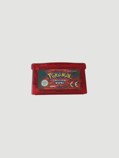 cartucho pokemon rubi original español game boy advance