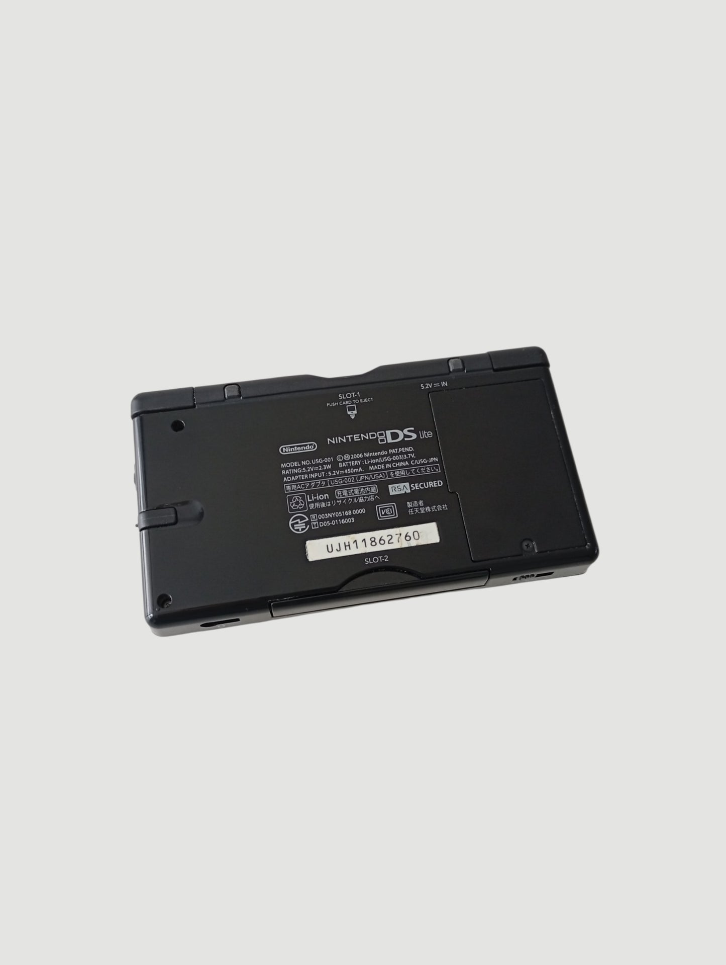 consola nintendo ds lite negra