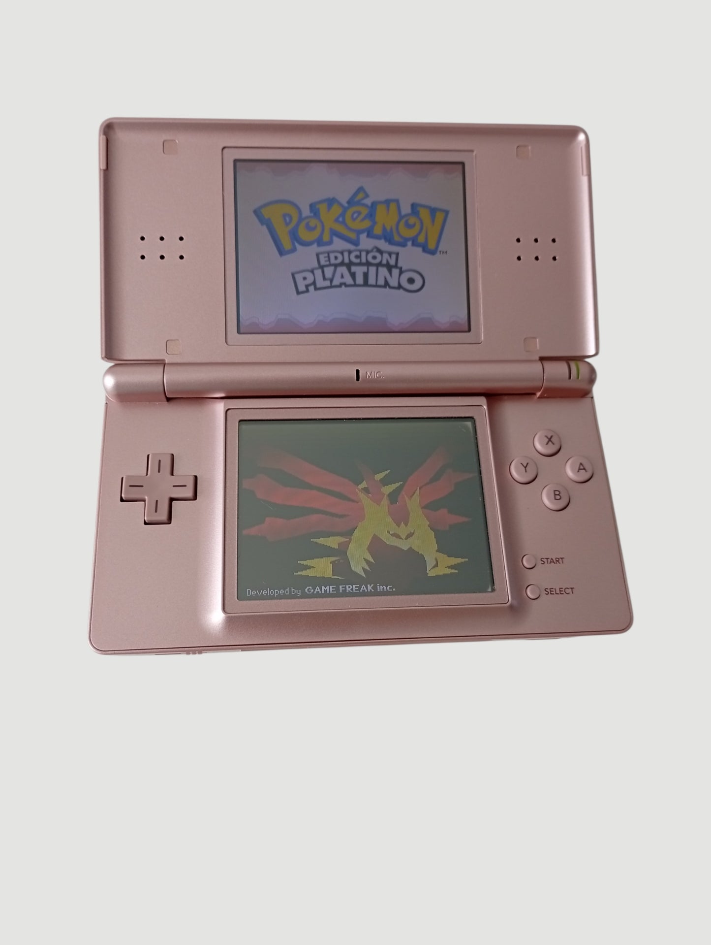 consola nintendo ds lite rosada metalizada