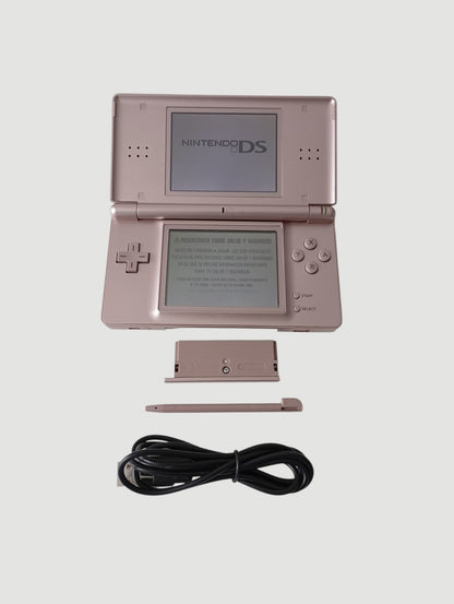 consola nintendo ds lite rosada metalizada