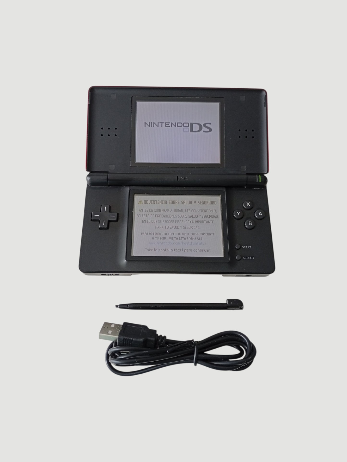 consola nintendo ds lite crimson red