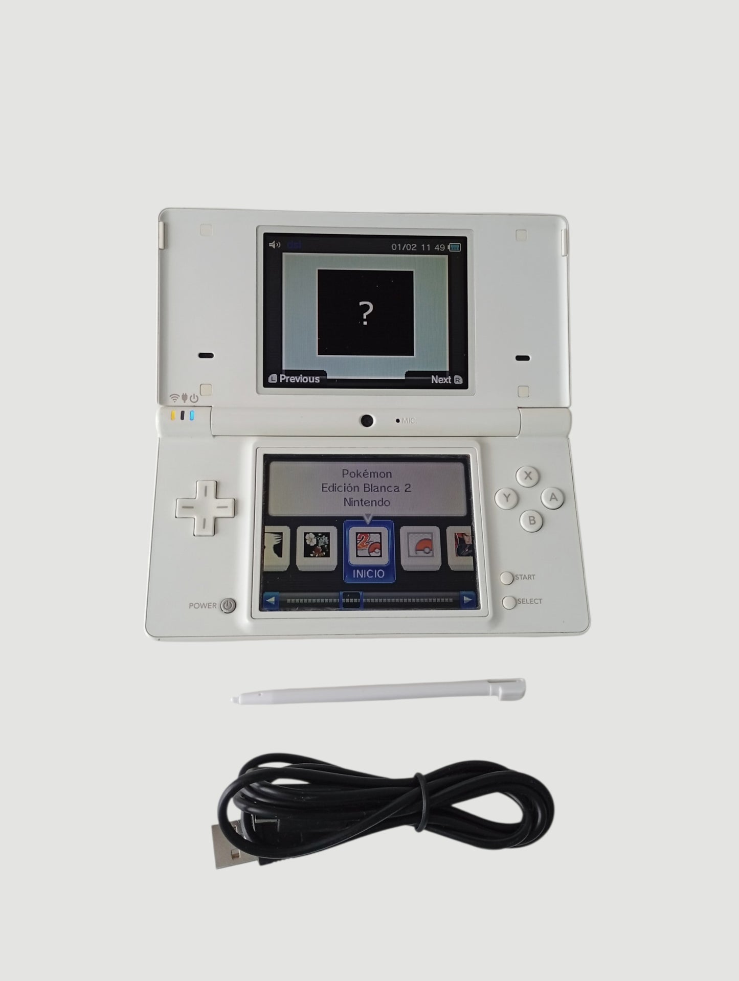 consola nintendo dsi blanca liberada en micro sd 32 gb