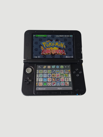 consola nintendo 3ds old xl black liberada en micro sd 32 gb