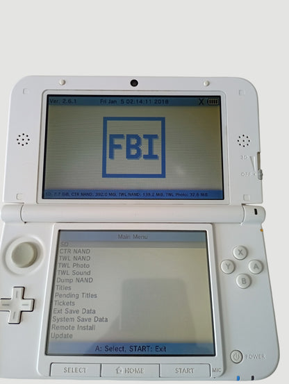 consola nintendo 3ds old xl white liberada en micro sd 32 gb
