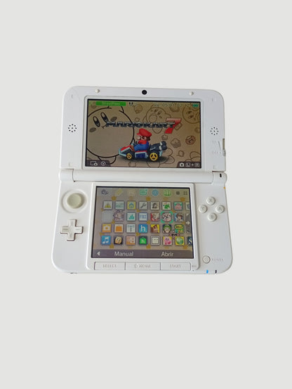 consola nintendo 3ds old xl white liberada en micro sd 32 gb