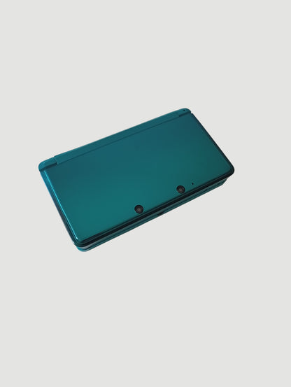 consola nintendo 3ds old aqua blue liberada en micro sd 32 gb