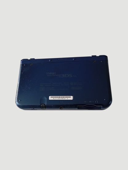 consola nintendo new 3ds xl blue metallic liberada en micro sd 32 gb