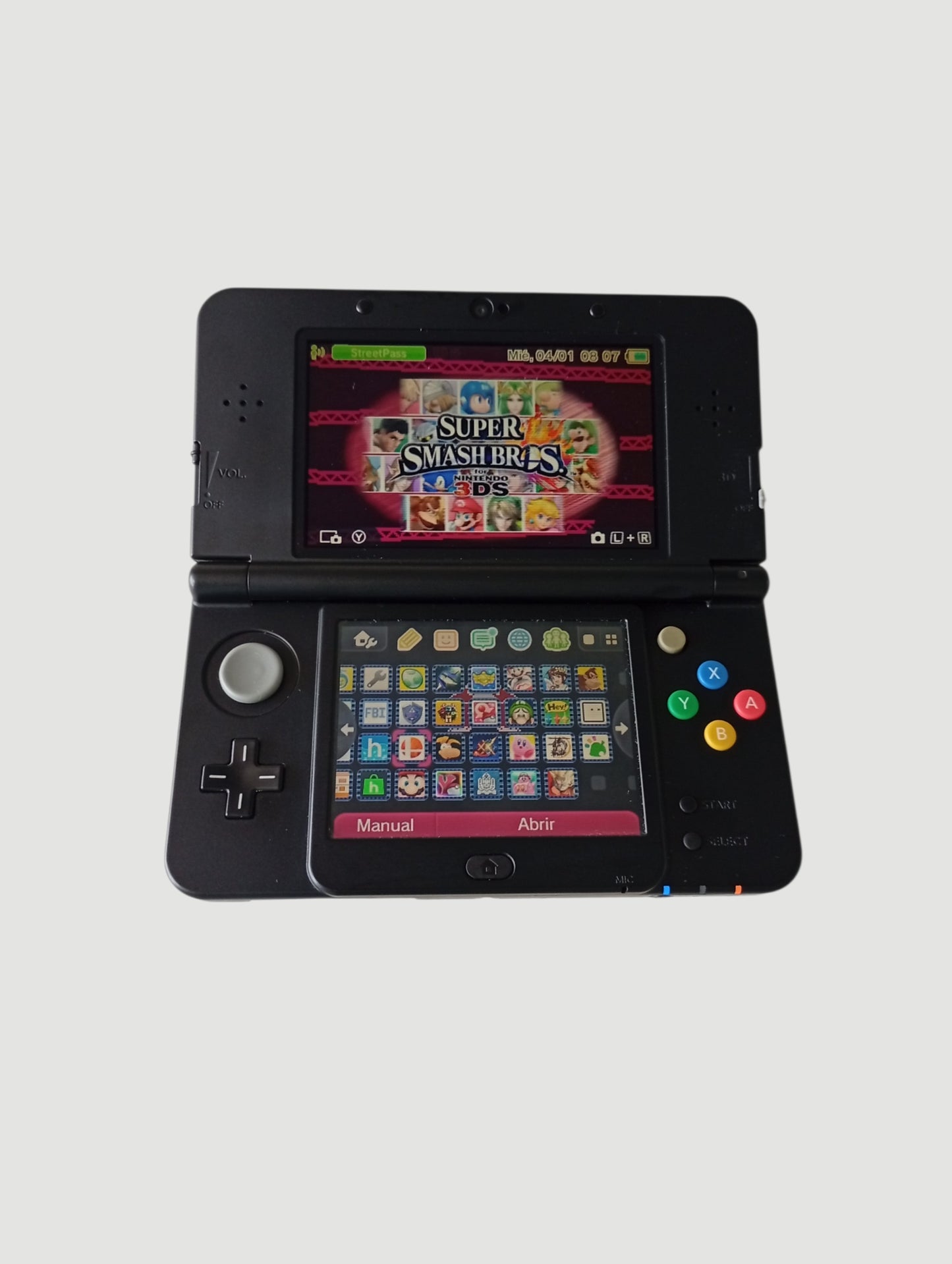 consola nintendo new 3ds black liberada en micro sd 32 gb