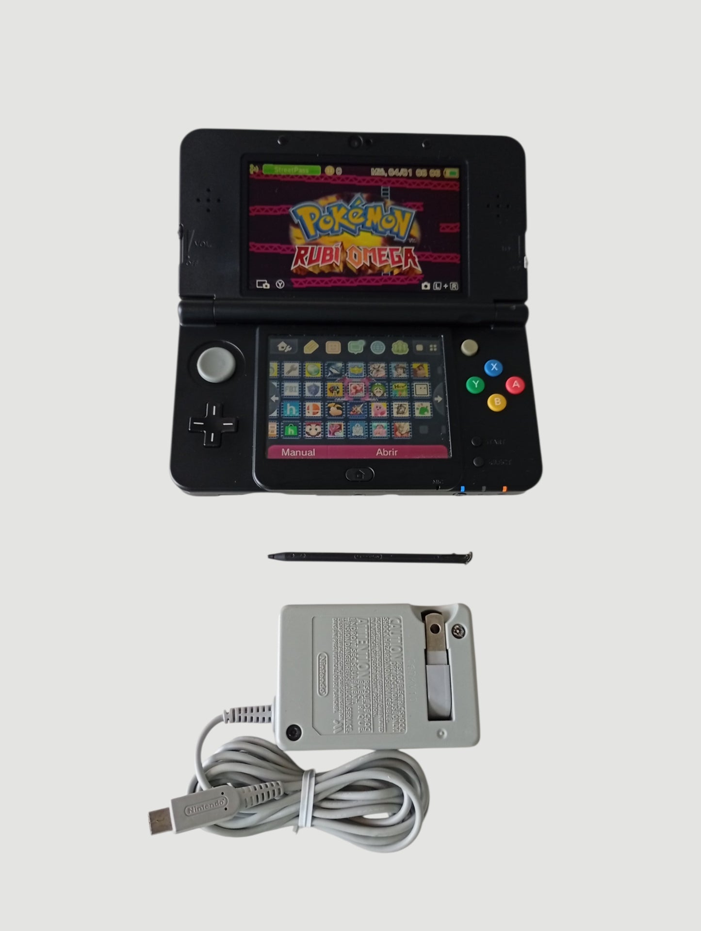 consola nintendo new 3ds black liberada en micro sd 32 gb