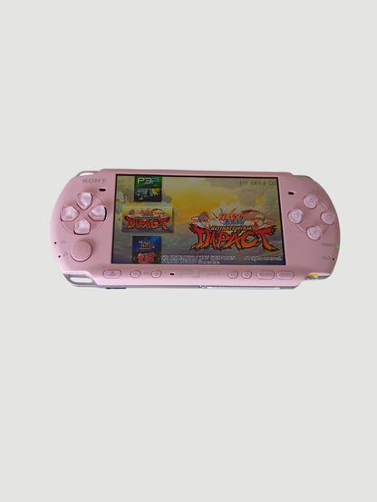 consola psp 3000 blossom pink en caja liberada en micro sd 32 gb