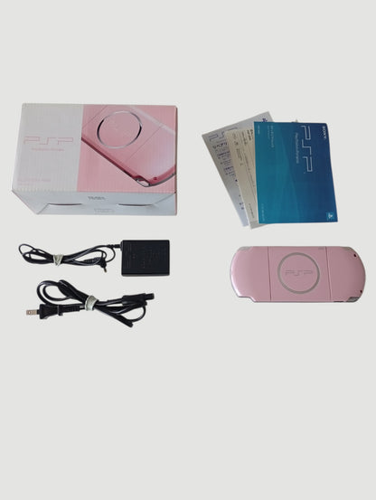 consola psp 3000 blossom pink en caja liberada en micro sd 32 gb