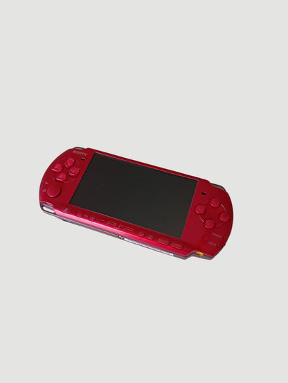 consola psp 3000 carnival red en caja liberada en micro sd 32 gb