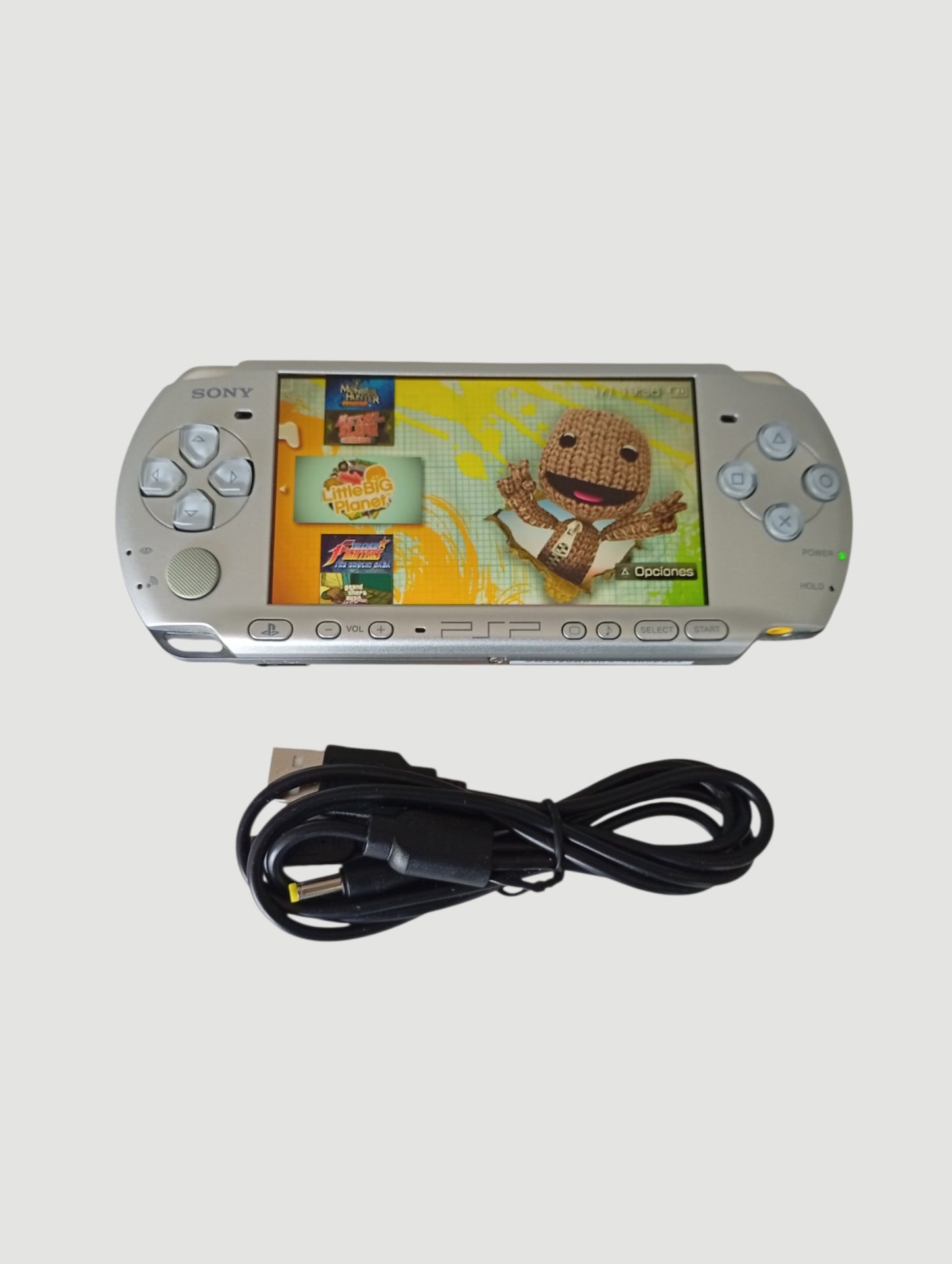 consola psp 3000 mystic silver liberada en micro sd 32 gb