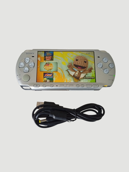 consola psp 3000 mystic silver liberada en micro sd 32 gb