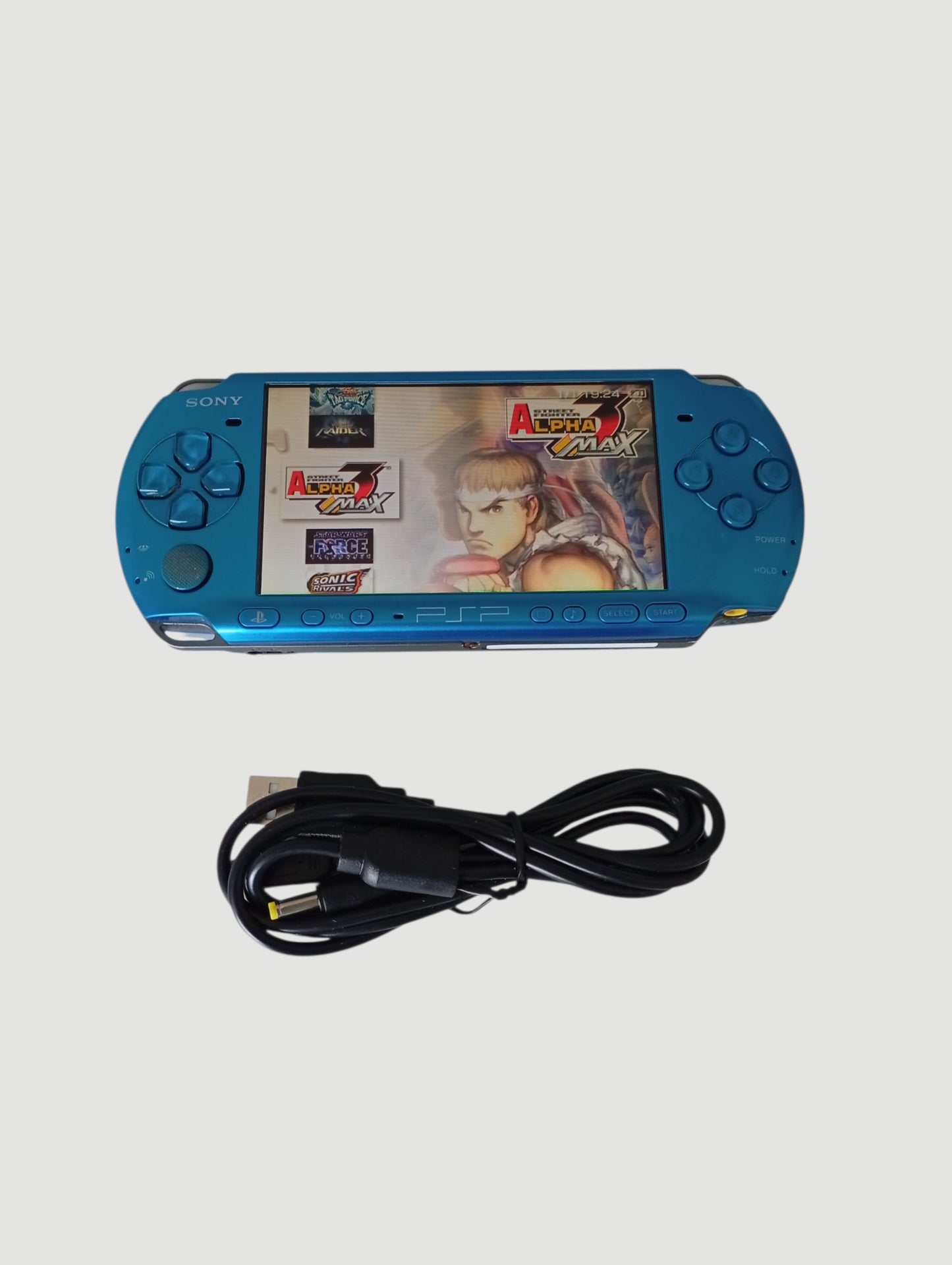 consola psp 3000 carnival blue liberada en micro sd 32 gb