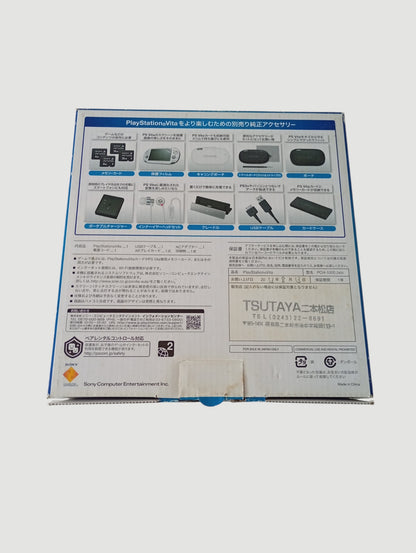 consola psvita fat crystal white en caja liberada en micro sd 32 gb