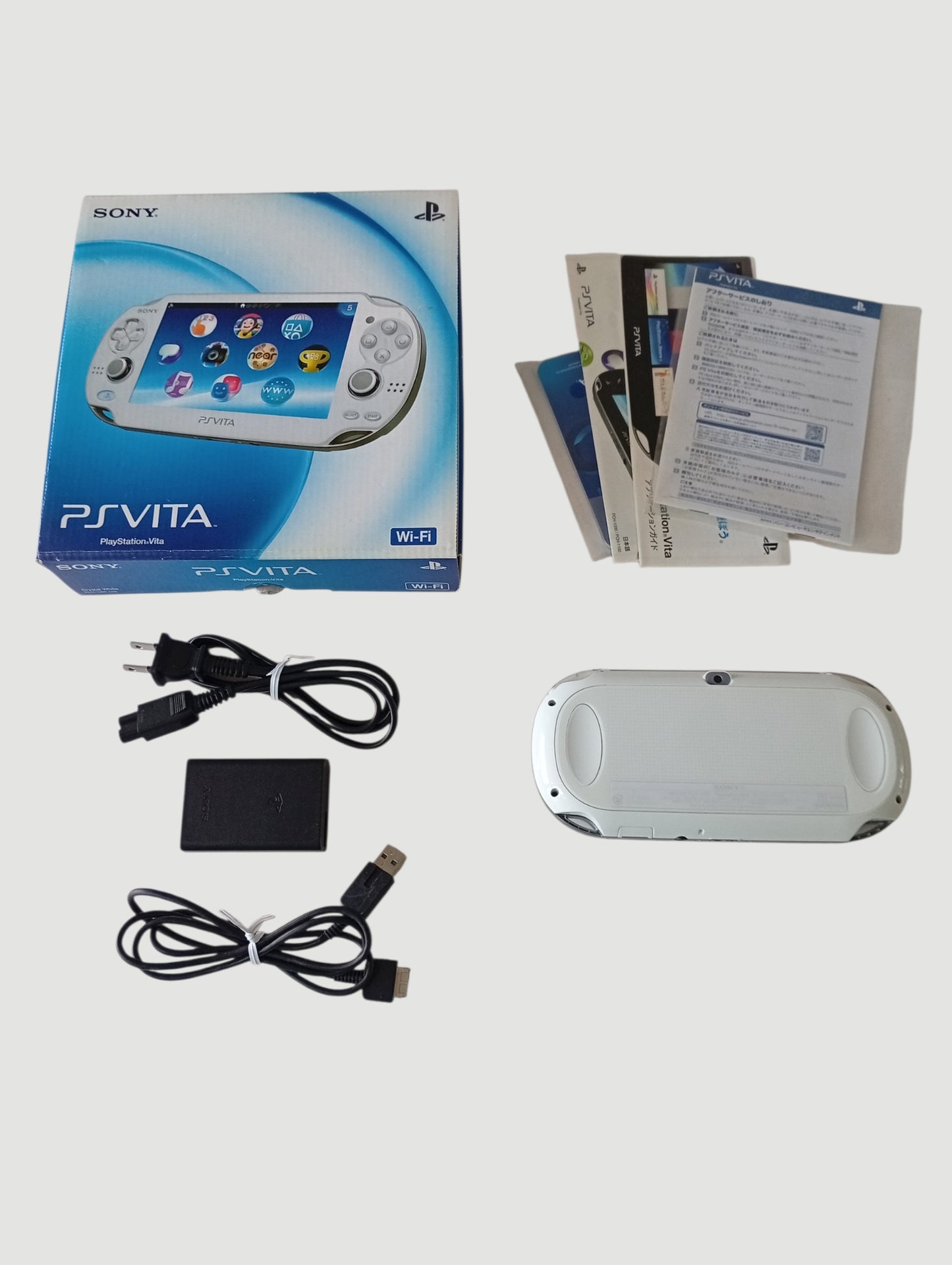consola psvita fat crystal white en caja liberada en micro sd 32 gb