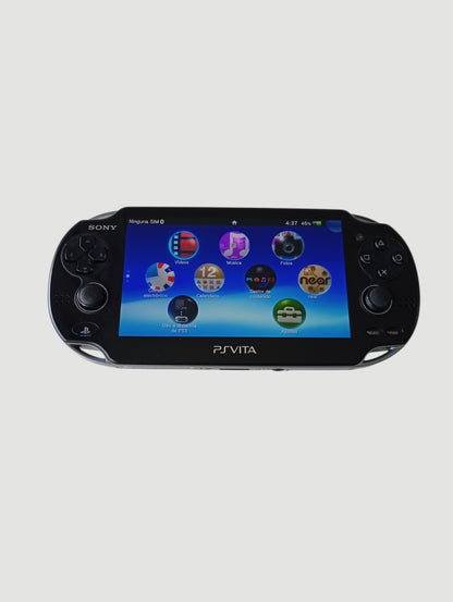 consola psvita fat black liberada en micro sd 32 gb