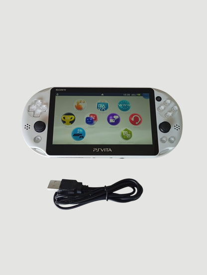 consola psvita slim white liberada en micro sd 32 gb