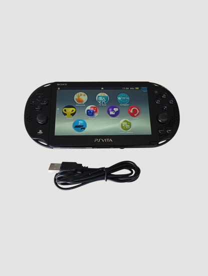 consola psvita slim black liberada en micro sd 32 gb