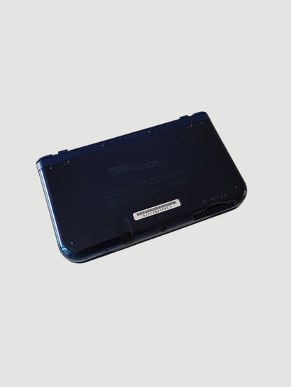 consola nintendo new 3ds xl blue metallic en caja liberada en micro sd 32 gb