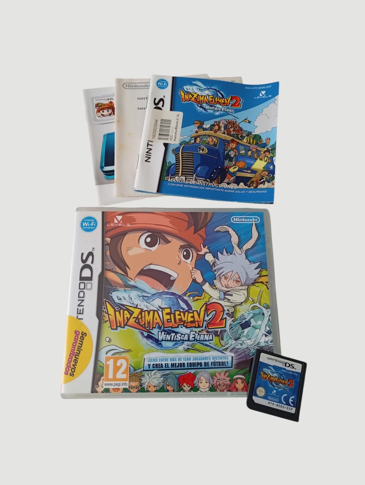 inazuma eleven 2 ventisca eterna original español nintendo ds