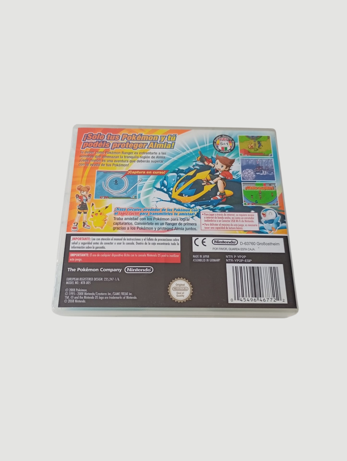 pokemon ranger sombras del almia original español nintendo ds