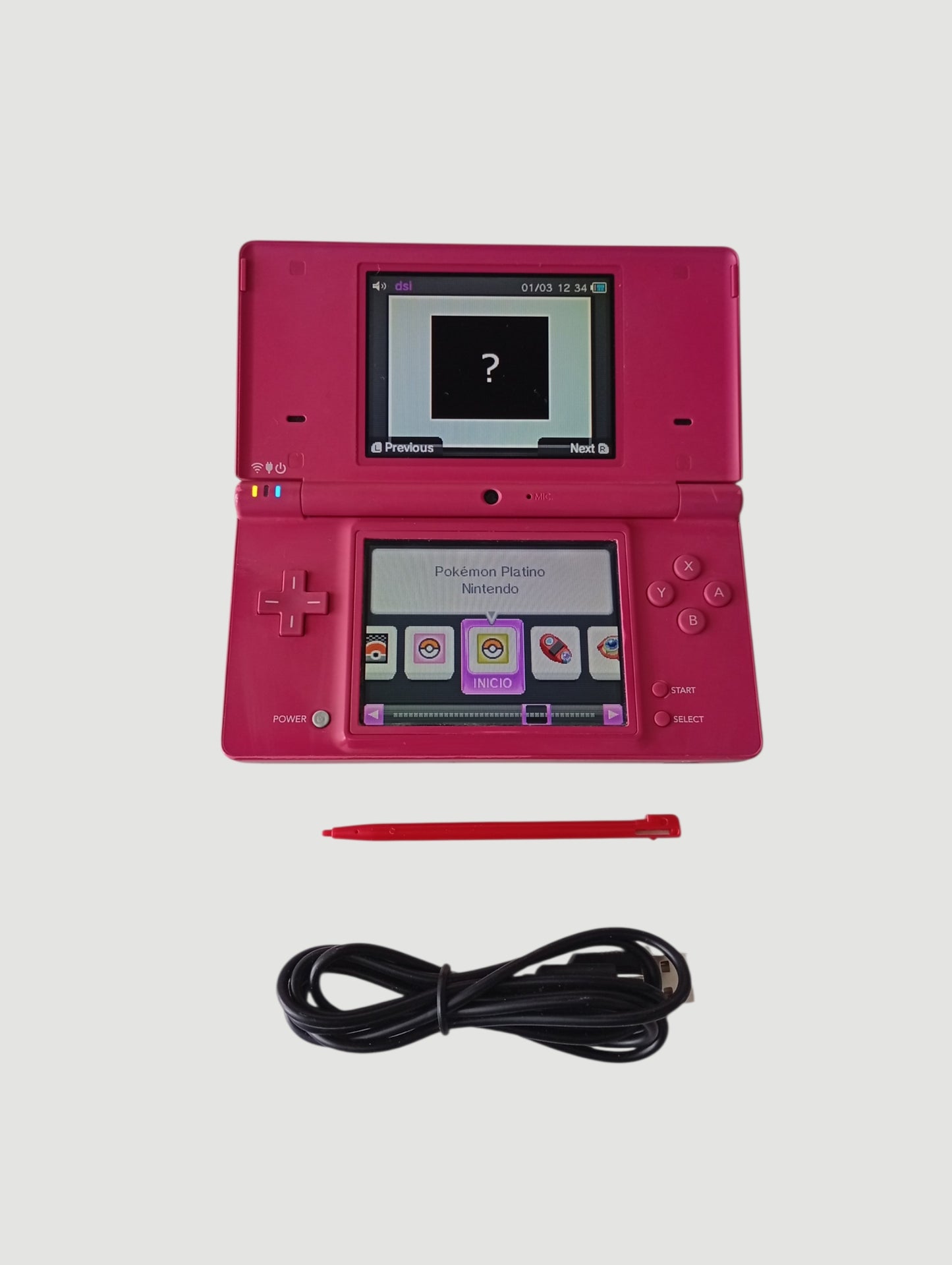 consola nintendo dsi fucsia liberada en micro sd 32 gb
