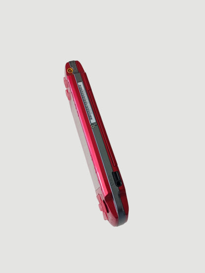 consola psp 3000 carnival red liberada en micro sd 32 gb