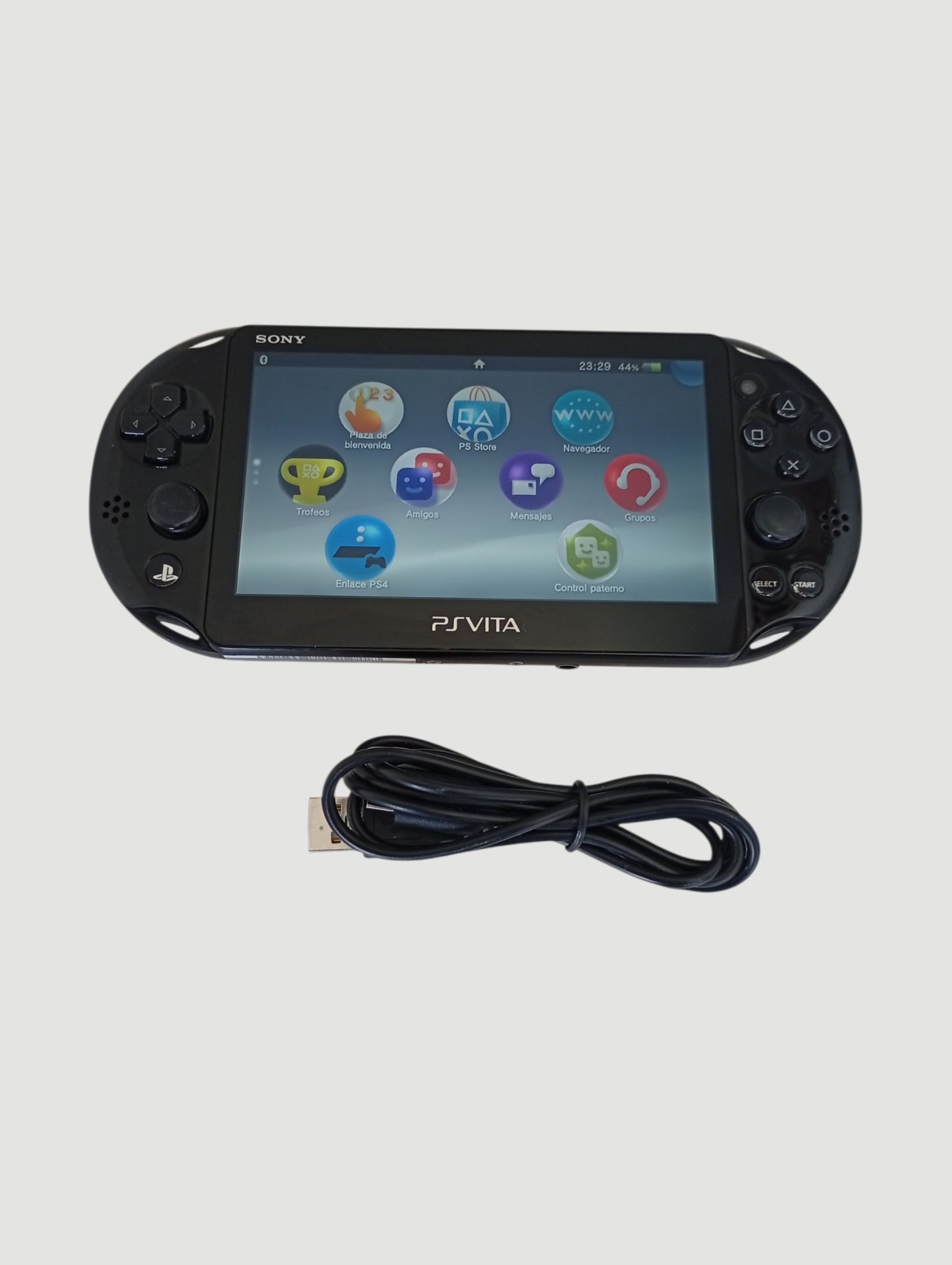 consola psvita slim black liberada en micro sd 32 gb
