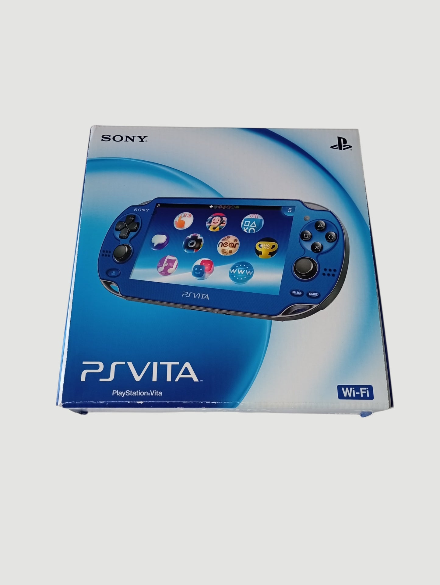 consola psvita fat sapphire blue en caja liberada en micro sd 32 gb