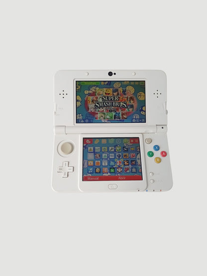 consola new 3ds white en caja liberada en micro sd 32 gb